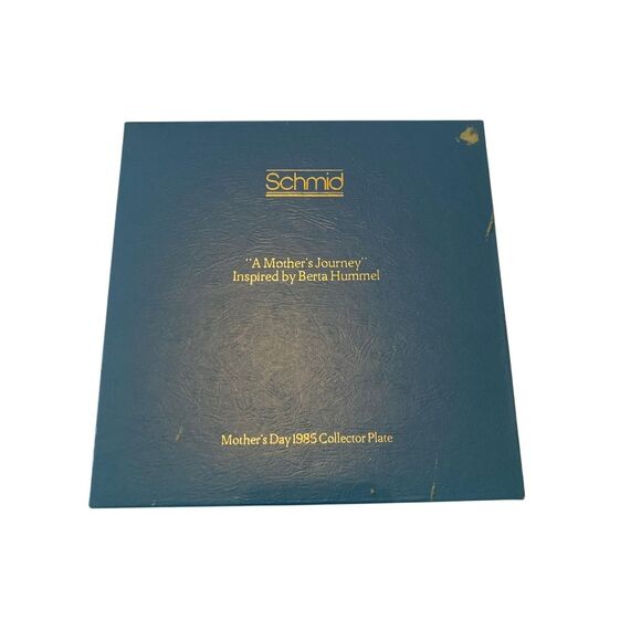 Schmid Hummel Mothers Day1985 A Mothers Journey Decorative Wall Hanging Plate - Picture 3 of 8